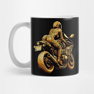 Motorcycle Girl Design Mug